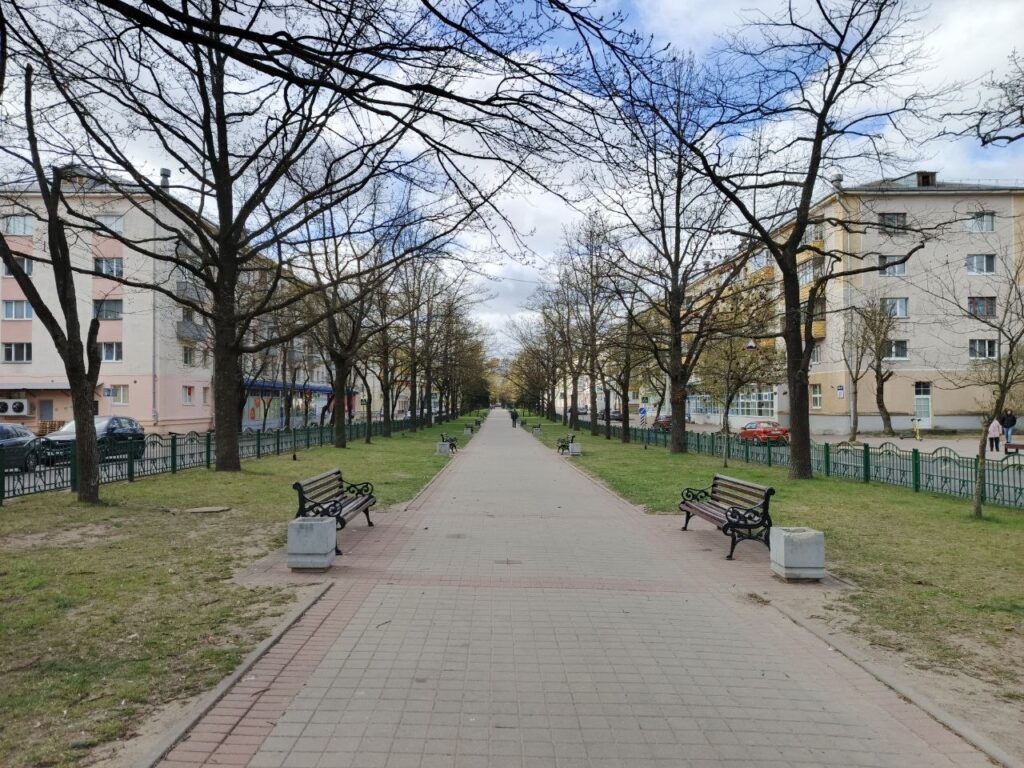 Бульвар Шевченко в Минске